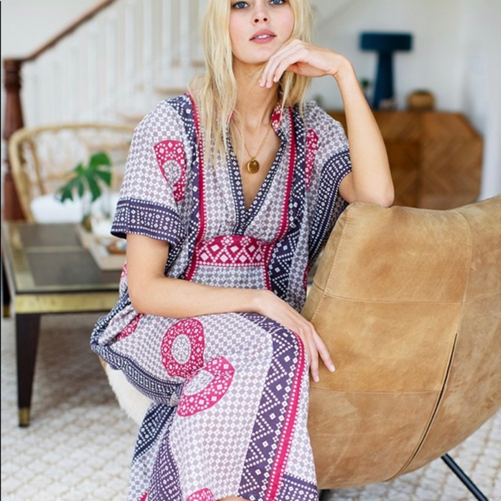 Emerson Fry Butterfly Caftan - OS